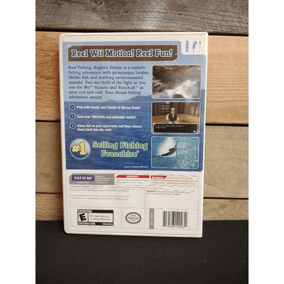 Reel Fishing: Angler's Dream Nintendo Wii 2007 Video Game - Complete - Picture 2 of 3